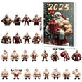 thumbnail image 2 of 24-Day Christmas Countdown Calendar – Cute Ice Baby Acrylic Pendant, Advent Decor for Tree & Backpack – Holiday Gift Box‌, 2 of 7