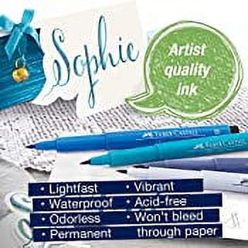 Faber-Castell Pitt Artist Pen® Lettering Set Blue- Adult Artists (Beginners  to Experts) 