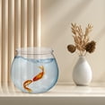 thumbnail image 3 of LIFKOME 3pcs Clear Fish Bowl Round For Fish Enthusiasts Simple Design Home Use, 3 of 8
