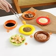 thumbnail image 3 of Stackable Hamburger Plate Set,Burger 6-Layer Mini Dinner Plate,Funny Ceramic Sauce Containers for Burger Sauce,Sushi Dip,Appetizer,Biscuit Dessert Snack X1N7, 3 of 7