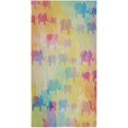 thumbnail image 7 of Dreamtimes Rainbow Gradient Elephant 2 pcs Hand Towels Set, Soft Lightweight Highly Absorbent Towel for Bathroom Toilet Kitchen Beach 28.3x14.4in, 7 of 7