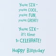 thumbnail image 3 of American Greetings 6th Birthday Card for Kids (Celebrate in Style), 3 of 3