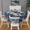 thumbnail image 2 of Pioneer Flower Floral Print Pattern Round Tablecloth 60"x60",Wrinkle Wipeable Table Cloth for Kitchen Dining Room Picnic Patio Party, 2 of 6