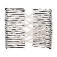 thumbnail image 1 of Accesorios de peine de pelo doble con diapositivas elásticas de pinzas para Zulema Peines dobles para el cabello elásticos, 1 of 7