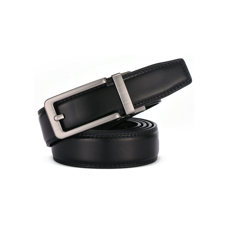 Gallery Seven Leather Click Belt , Adjustable Ratchet Belt For Men