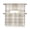 Brown, variant on Grey Buffalo Plaid Kitchen Curtains Set for Windows 3 Piece Cafe Curtains 24 Inch Length Swag Curtains Valances and Tier Set Farmhouse Modern Checkered Drapes for Bedroom Bathroom Living Room