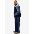 thumbnail image 3 of KingSize Men's Big & Tall Colorblock Velour Tracksuit, 3 of 6
