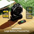 thumbnail image 4 of Ventilador de Camping Socool con Luz y Batería Recargable de 20000mAh, 4 of 7