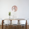 thumbnail image 4 of Reloj de pared de metal con purpurina dorada rosa, silencioso, de 10 pulgadas, estilo rústico retro, decorativo para sala de estar, cocina, hogar, baño y dormitorio, 4 of 7