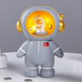 thumbnail image 3 of estatua de , dinero, lámpara , escritorio, Gris Gloria Estatua de astronauta, 3 of 7