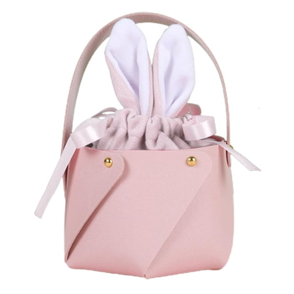 Yihuala Easter Basket for Storage Bag Handbag for Festival Gifts Candies Buckets Goodie Treat