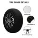 thumbnail image 2 of Fotbe Hello Summer Cat Funda de Llanta de Repuesto con Estampado, Engrosada, Ajuste Universal para Jeep, Remolque, RV, SUV, Camión-17 inch, 2 of 6
