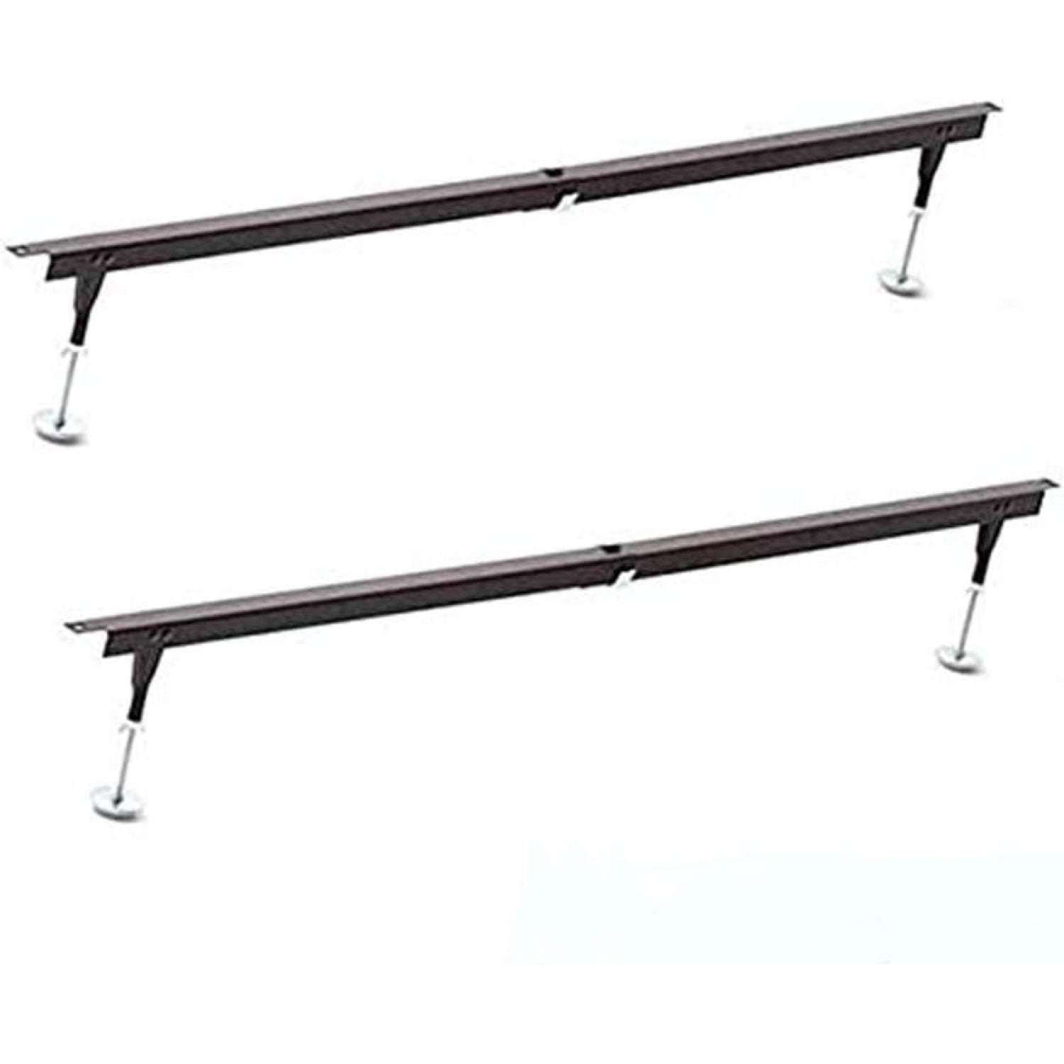 HElectQRIN Heavy Duty Steel Bed Slat, Bed Frame Center Support System, Adjustable Height/Width