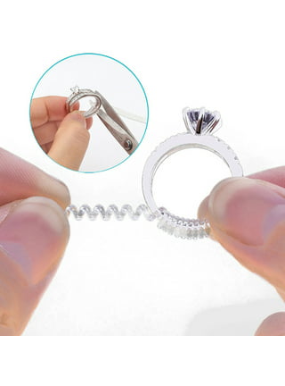  Invisible Ring Size Adjuster for Loose Rings Ring Adjuster Sizer  Fit Thin Rings with Jewelry Polishing Cloth : Arts, Crafts & Sewing