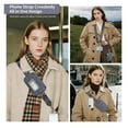 thumbnail image 4 of Clip and Go Strap for Phone with Wallet Crossbody Phone Lanyard with Anti-Theft Zipper Pouch Detachable Quilted Wrist Wallet with RFID and ID Window for Daily and Travel, 4 of 8
