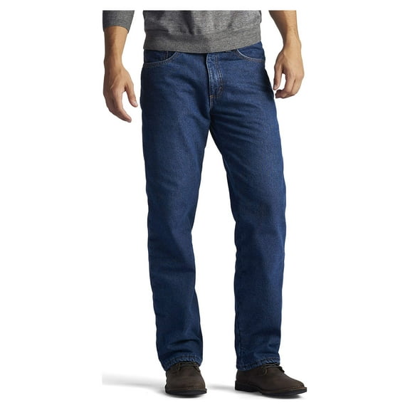 Lee Men's Relaxed Fit Fleece Lined Straight Leg Jean
