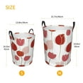thumbnail image 5 of ZICANCN Pink Tulips Tulip Blossom Laundry Basket Organizer , Dirty Clothes Hamper for Bathroom Kids Girls Boys Laundry Hamper Medium, 5 of 8