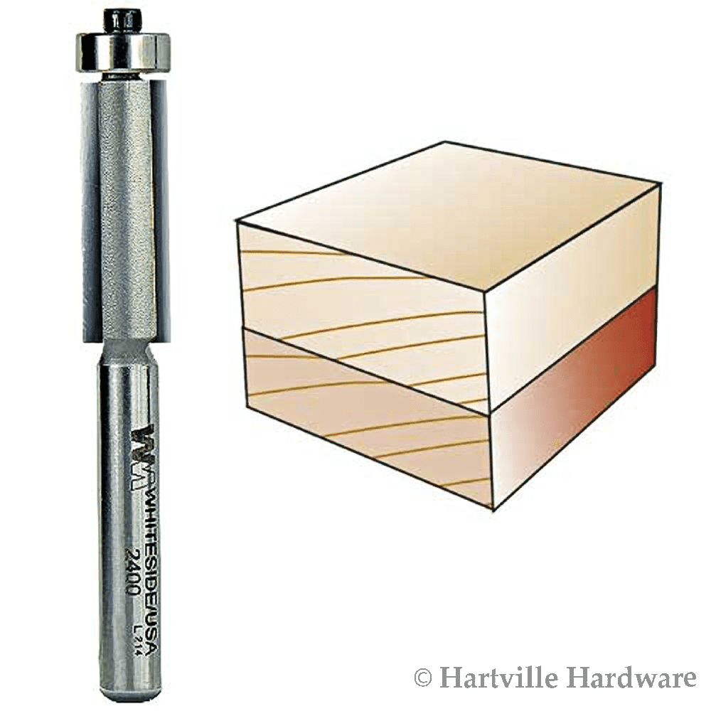 Whiteside Router Bits 2400 Flush Trim Bit with 3/8Inch Cutting