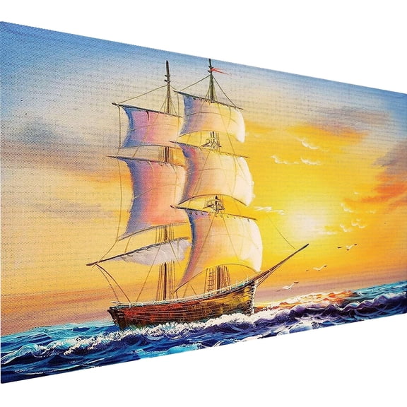 YALKIN 5D Diamond Painting Kits for Adults DIY Large Animal Full Round Drill (27.56 x 15.7 inch) Embroidery Pictures Arts Painting for Home Wall Decor