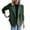 Green, variant on Sensestyle Cardigan Blazer Women, Women's Lapel Knitted Patchwork Sleeve Casual Coat Cropped Double Breasted Suit Sweater Blazers for Women Black L