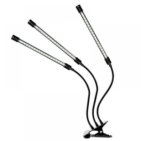 

LED Grow Light Full Spectrum LED Grow Lamp with Adjustable Gooseneck 3 Switch Mode 5 Dimmable Brightn