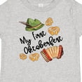 thumbnail image 4 of Inktastic My 1st Oktoberfest Green Hat Accordion and Pretzels Boys or Girls Baby T-Shirt, 4 of 5