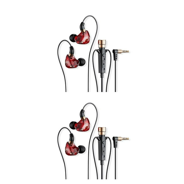 Methold Auriculares con cable 96dB 3.5mm Reducción de ruido Auriculares intrauditivos Interior Exterior Transmisión en vivo Grabación de voz Vlogging Type1 NO1