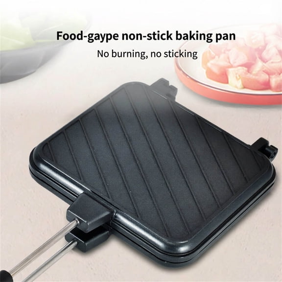 Kieccall Non Stick Sandwich Grill Pan Breakfast Maker Pan for Kitchen Cooking Gift