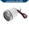 thumbnail image 6 of Unique Bargains 1.65" Universal Digital Water Temperature Gauge Kit with Red Joint Pipe Radiator Sensor Adaptor 100-300F - DC 12V Automotive LED Display, 6 of 7
