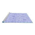 thumbnail image 2 of Ahgly Company Machine Washable Indoor Rectangle Oriental Blue Traditional Area Rugs, 5' x 7', 2 of 4