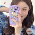thumbnail image 1 of 3D Cute Strawberry Bear Lotso Funda De Historia De Juguete De Dibujos Animados Compatible Para iPhone 11 13 14 12 Pro MAX 7Plus XR 7 8 Plus X XS SE 2020 Personalidad Retro Forma De Teléfono Cubierta S, 1 of 3
