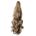 thumbnail image 3 of Peluca de cola de caballo rizada con garra, extensiones ligeras DIY, Clip a la moda para el cabello, elegante para fiestas temáticas de clubes, citas Granate, 3 of 9