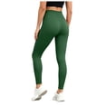 thumbnail image 2 of UOCUFY Anti Cellulite Compression 3D Leggings Women Butt Lifting Tummy Control with Resistance Bands Gym Yoga Pants (Green, L), 2 of 7