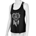 thumbnail image 4 of Gomelly Women Vest Scoop Neck Tank Top Fashion T Shirts Ladies Sexy Beach Pullover Sleeveless Tee Black M, 4 of 9