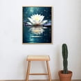 thumbnail image 4 of Nawypu Large floral canvas wall art, lotus flower canvas print, zen wall art for spiritual meditation yoga room Framed, 4 of 4