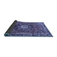 thumbnail image 2 of Ahgly Company Indoor Square Medallion Blue Traditional Area Rugs, 3' Square, 2 of 4