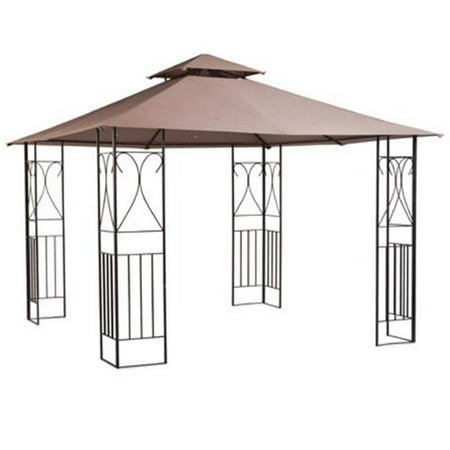 L-GZ812PST-B 10 x 10 ft. Cross Aim Gazebo