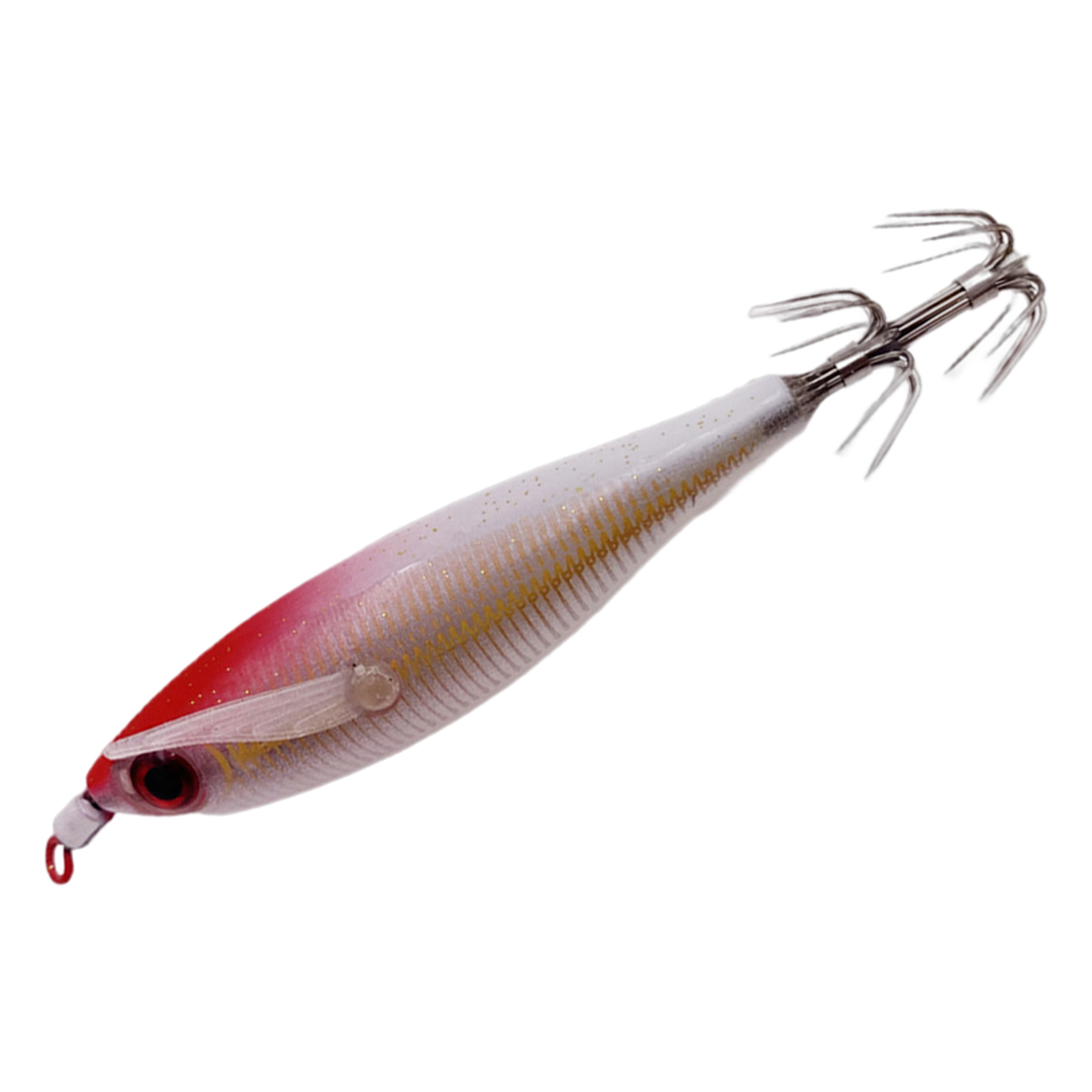 huanledash 5.5cm Shrimp Squid Hook with Luminous Effect Simulation