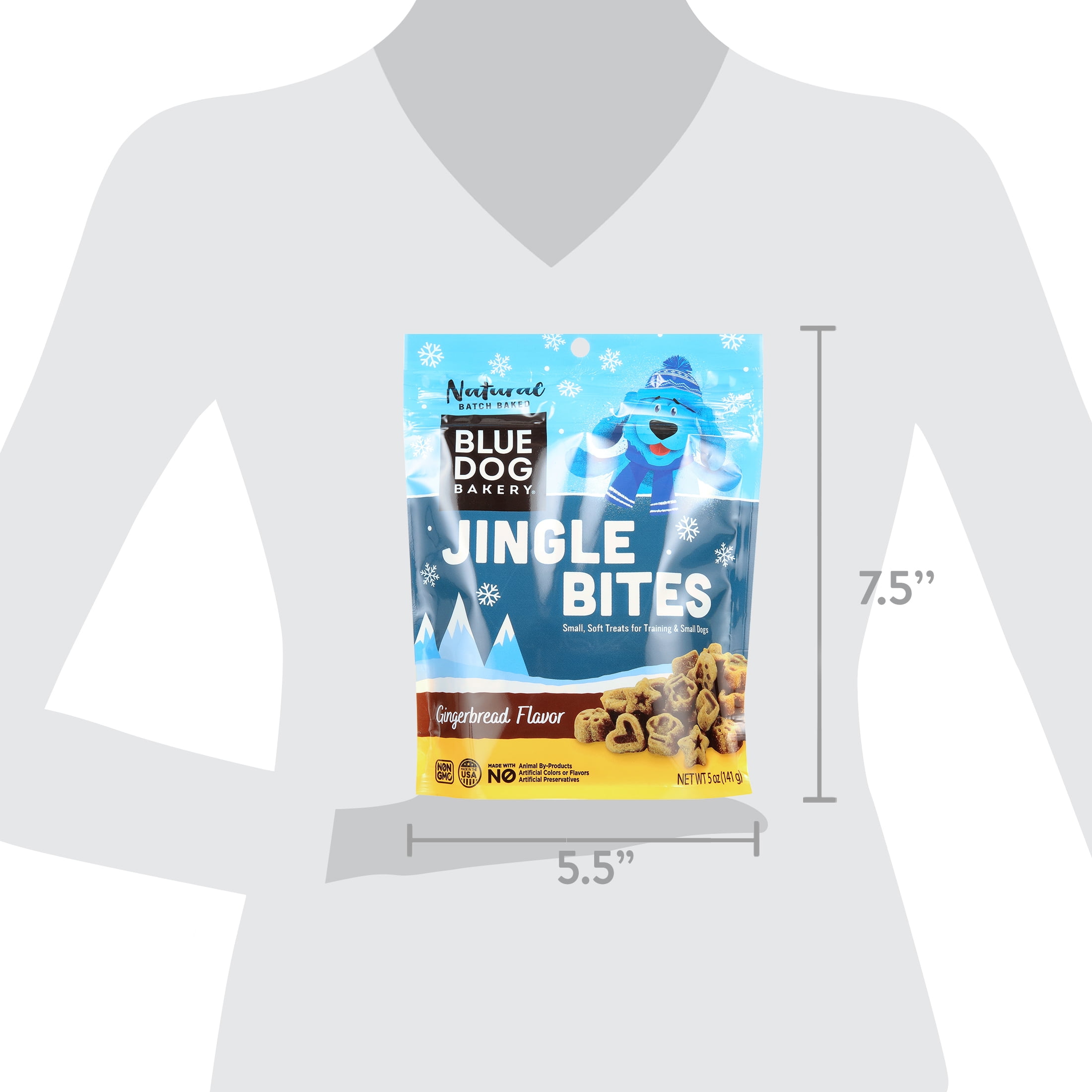 40 pack) Blue Dog Bakery Jingle Bites 5oz - Walmart.com