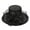 Black, variant on Hontri Hats for Women on Sale, Women's Summer Dress Hat Broad Leaf Flower Bridal Shower Cap Sun Hat Beach Hat Church Tea Party Fascinator Hats for Mother Ladies Girls Black