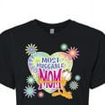 thumbnail image 3 of Garfield - Mother's Day - Most Huggable Mom - Juniors Cropped Cotton Blend T-Shirt, 3 of 5