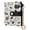 Coffee Theme Pattern, variant on Small Wallet For Women Bifold Leather Pocket Coin Credit Card Holder With RFID Blocking A Colorful Mexican Pattern