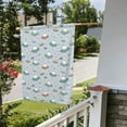 thumbnail image 5 of Wukai Spaceship Garden Flags Double Sided Welcome Garden Yard House Flags Outside Outdoor House (Only Flag), 5 of 8