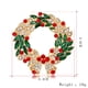 thumbnail image 2 of Broche de guirnalda de árbol de Navidad de cristal multicolor, regalo de Navidad Rojo Verde RV011031-01198SDJ, 2 of 5
