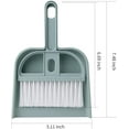 thumbnail image 2 of Yirtree 20PCS Mini Dust Pan and Brush Set Mini Hand Broom Dustpan Set Dustpan Keyboard Cleaner for Desk Table Desk Countertop Dog and Other Pets, 2 of 7