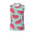 thumbnail image 6 of Picia Watermelon mens Cotton Tank Undershirts , Moisture-wicking Ribbed Tanks, Lightweight Cotton Tank Undershirts-X-Large, 6 of 8