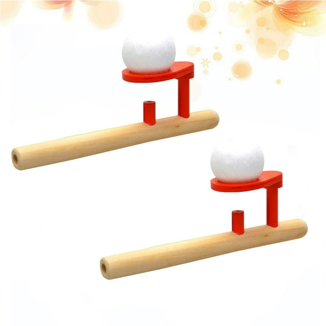 WHAMVOX Floating Blow Pipe And Balls Blow Pipe For Kid Vital Capacity Increase Family Activities 2Pcs