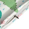 thumbnail image 4 of HAHDAXIA Child Cute Animal Pattern Bedding Solid Comforter Set for All Seasons,3 Pieces(1 Comforter+2 Pillowcases),Soft Microfiber Bedding Set Full(79"x90"), 4 of 7