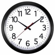 Realspace® Quartz Wall Clock, 14, Black