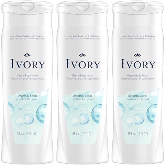 Ivory Body Wash - Original - 12 oz - 3 pk